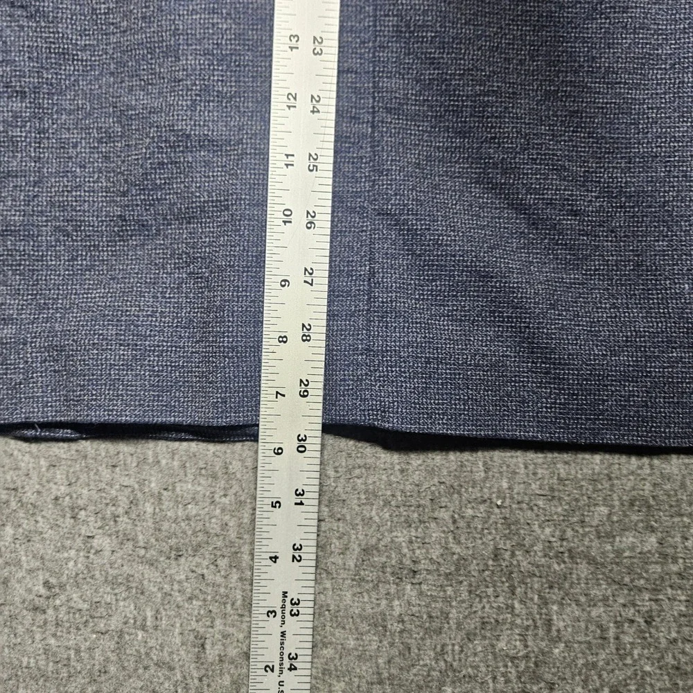 Joseph Abboud Sport Coat Mens Large Blue Textured Cotton Blazer Unstructured